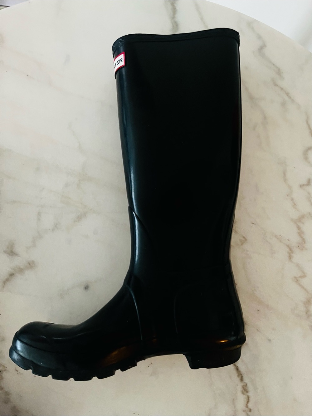 Hunter Original Tall Gloss Rain Boots Black Size UK 5 | EU 38 | US 7 - Picture 6 of 9